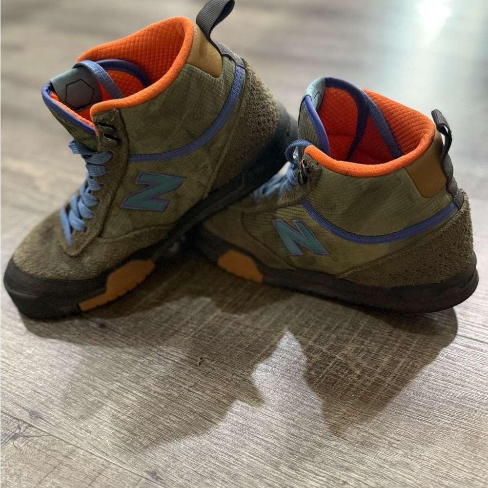 Mens New Balance Numeric 440 Trail Hiking Shoes NM440TTS Olive Suede/Blue Sz 7 - Picture 3 of 6
